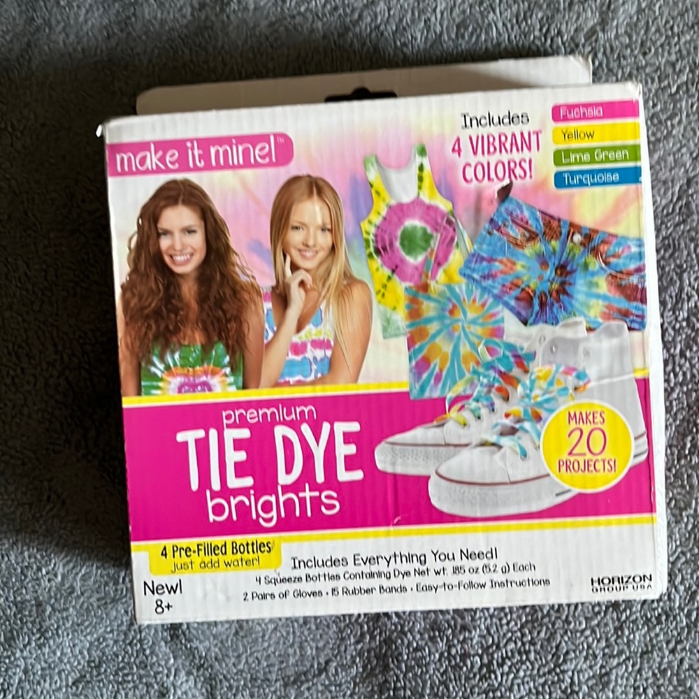 Premium tie dye brights